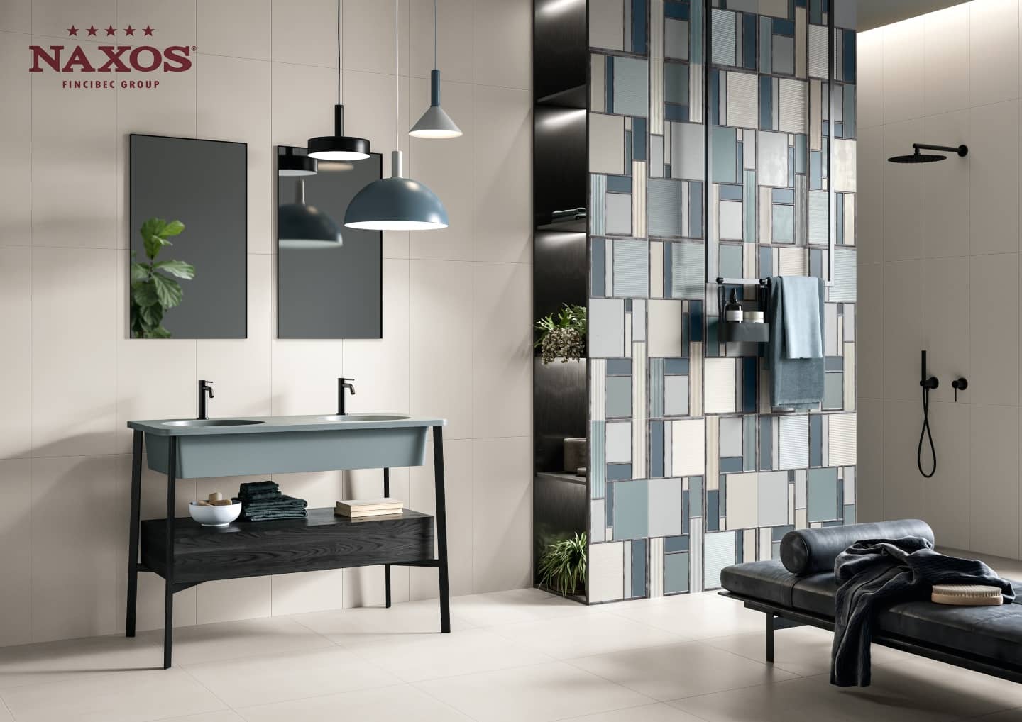 A monochromatic scheme made possible with the use of Naxos Ceramic tiles available in Wilcon Depot. A monochromatic scheme made possible with the use of Naxos Ceramic tiles available in Wilcon Depot.